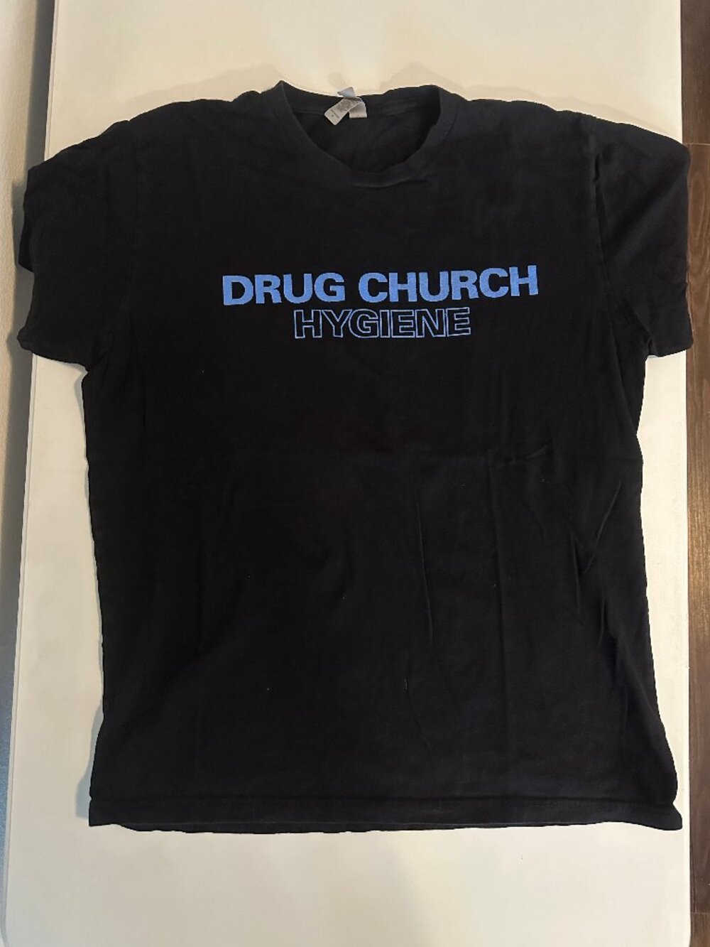 Drug Church Hygiene Band T-Shirt Black Men's Large Blueberry Graphic Tour Tee